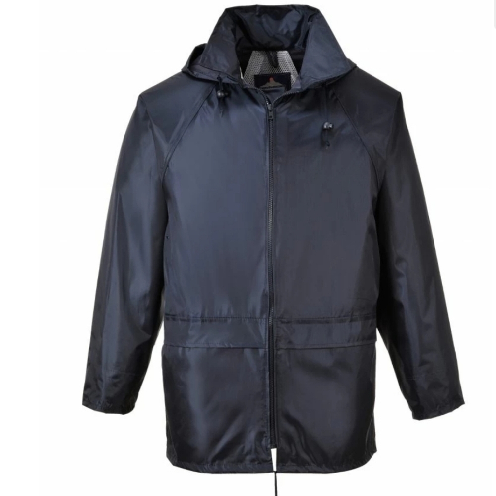 Portwest US440 Blue Classic Unisex Rain Jacket Size XL NEW with Tags